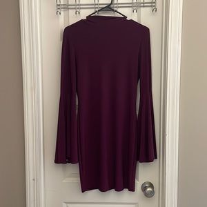 Burgundy dress